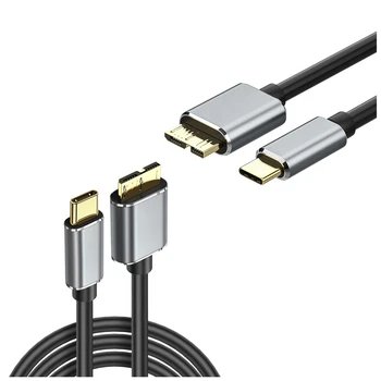 5 Гбит /с Кабель USB C-B 3.0, Кабель для жесткого диска Type C-B, кабель-B-USB C для ноутбука (3,3 фута)