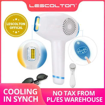 Lescolton 4в1 IPL Удаление Волос Холодный Эпилятор T011C Постоянный Лазерный для Домашнего Бикини-Триммера Электрический Фотоомоложительный Депилятор