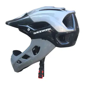 Велосипедный полнолицевый шлем с высокой твердостью, Амортизирующее защитное снаряжение, Велосипедный Скейтборд, Скутер, полнолицевый шлем