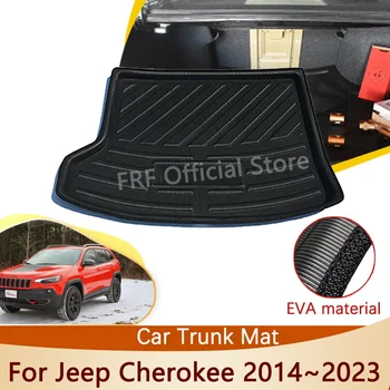 для Jeep Cherokee KL 2014~2023 2022 2021 2020 2019 2018 2016 2015 Аксессуары Коврик для Багажника Напольный Лоток Водонепроницаемый Ковер Для Багажника