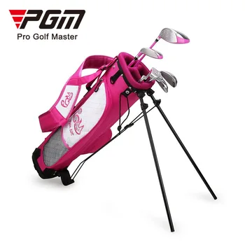 Молодежная сумка для гольфа PGM, детская сумка-подставка, портативная версия, двойные плечевые ремни