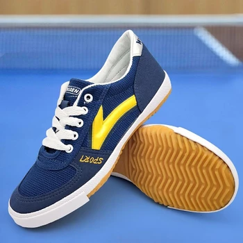 Обувь для настольного тенниса мужская и женская обувь для настольного тенниса профессиональная дышащая спортивная обувь на сухожильной подошве обувь для тренировок по бадминтону