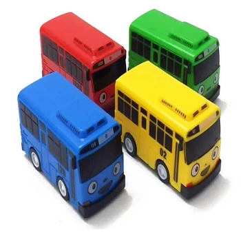 Tayo Little Bus Детские Миниатюрные Игрушки с Персонажами Корейских Мультфильмов, Игрушки для Детей, Подарок Малышу На День Рождения, Автомобили a Escala Mашинки