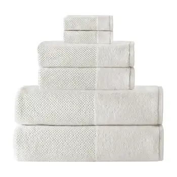 Главная - Набор полотенец Incanto - Набор из 6 предметов, турецкое полотенце из длинного штапеля - Быстросохнущие, мягкие, впитывающие банные полотенца, набор для стирки