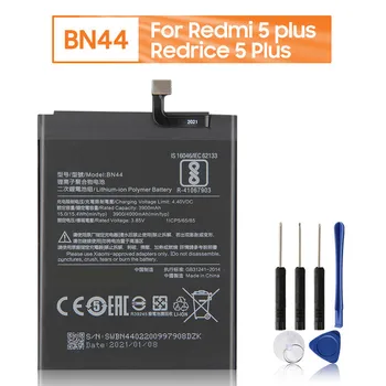 Сменный аккумулятор телефона BN44 для Xiaomi Redmi 5 plus 5,99 Redrice 5 Plus 4000 мАч + инструменты